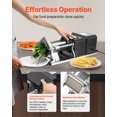 thumbnail image 4 of VEVOR Electric French Fry Cutter Stainless Steel Vegetable Chopper with 3 Blades, 4 of 9