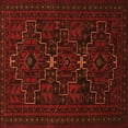 thumbnail image 1 of Ahgly Company Indoor Square Persian Orange Traditional Area Rugs, 3' Square, 1 of 1