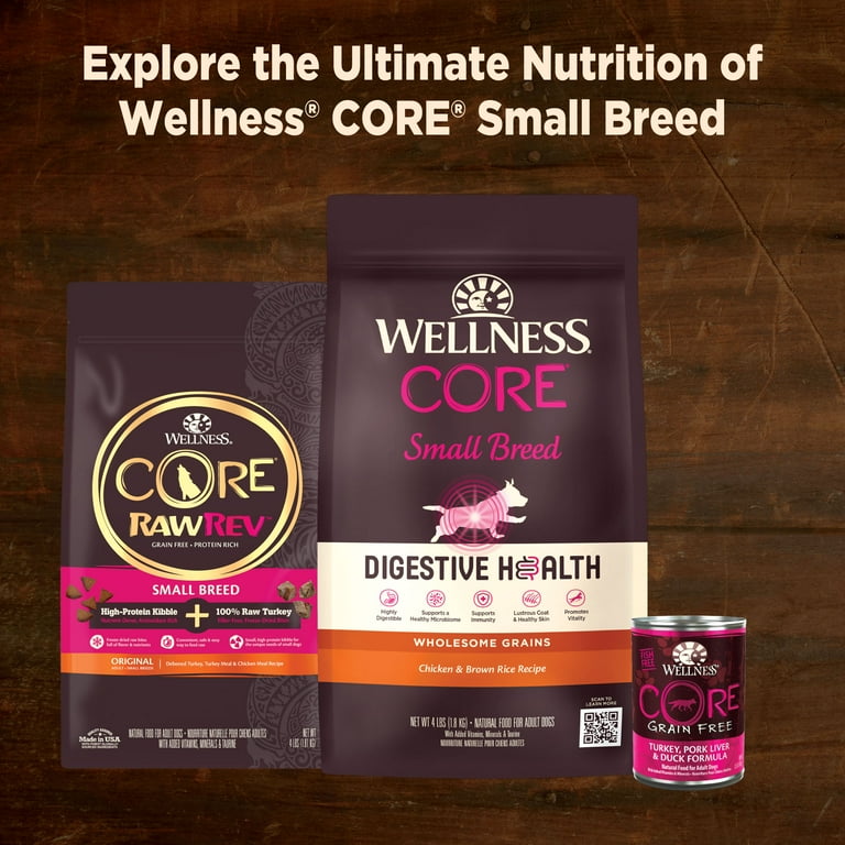 Wellness core small breed grain outlet free