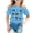 Sky Blue, variant on FASHOFT Toddler Girl Shirts Academy Style Graphic Print Crew Neck Short Sleeve Soft Sweet Trendy Kids Leisure Tops Toddler Girl Summer Tops Black 3-4 Years
