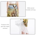 thumbnail image 2 of Kangaroo Women's Chiffon Summer Beach Dress with Polyester Straps - for the Summer Heat, 2 of 6