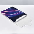 thumbnail image 2 of Pobuds Leather Laptop Sleeve, Padded Case, Thin Portable, Versatile Bag - Compatible with 13 inch laptops or MacBook Air Pro 13 inch 2016 or later - Vertical, glitter light fire flare trace. (2), 2 of 5