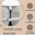 thumbnail image 2 of 20cm Bed Bridge Mattress Connector To Make Twin Beds Into King Wedge Mattress With Mattress Strap For Guest Living Room-xdd 26-27s, 2 of 3