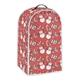 thumbnail image 2 of HELLHERO Christmas Snowman and Candy Cane Univesal Coffee Machine Dust Cover with Protects Against Scratches Polyester Blender Dust Cover, 2 of 6
