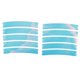 thumbnail image 1 of 20Pcs Calcomanías para Llantas en Forma de Arco Decorativas para Llantas de 14"-22" Color Luminiscente PET, 1 of 1