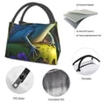 thumbnail image 4 of Rocae Cute Blue Frog for Insulated Lunch Bag for Women Men,Large Lunch Box for for Work/Office/Picnic/Travel, 4 of 6