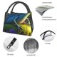 thumbnail image 4 of Fotbe Cute Blue Frog Bolsa Térmica Portátil con Estampado, Bolsa de Entrega de Alimentos Aislada, Bolsa Reutilizable de Gran Capacidad para Comidas y Supermercado, 4 of 6