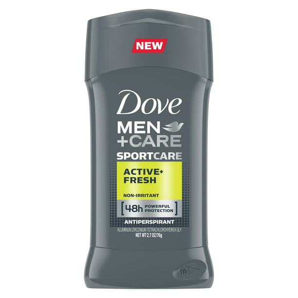 Dove Men+Care Sport Antiperspirant Deodorant Stick Active+Fresh 2.7 oz ...