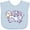 Blue, variant on Inktastic Fluffy Sheep Family Boys or Girls Baby Bib