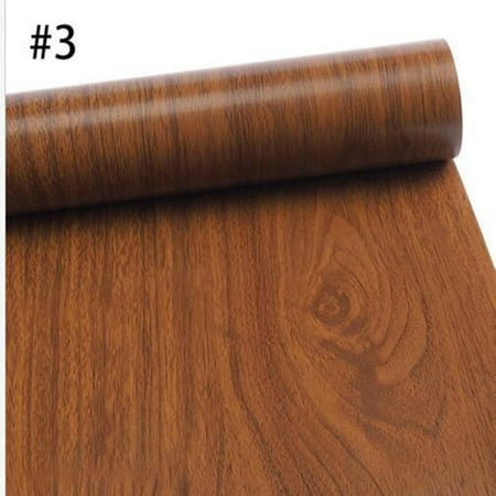 Wood Grain Contact Paper Self Adhesive Vinyl Shelf Liner Covering