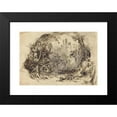 thumbnail image 2 of Robert Caney 14x11 Black Modern Framed Museum Art Print Titled - Castle on a Hill (Set for ‘Sleeping Beauty and the Beast’) (1900), 2 of 5