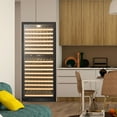 thumbnail image 6 of Lanbo 287 Bottle 32 inch Width Built-in Dual Zone Wine Refrigerator, 6 of 17