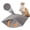 Gray, variant on Onekawa Cat Litter Mat 29"x 21" - Urine Proof Double-Layer Honeycomb Trapping Mat, Non-Slip Waterproof EVA Base, Machine Washable Scatter Control, Black