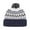 Navy, variant on Womens Winter Knitted Beanie Hat with Faux Fur Pom Warm Knit Skull Cap Beanie for Women Outdoor Versatile Knitted Hats
