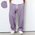 thumbnail image 2 of Men’s Loose Straight Leg Sports Casual Pants Wide Leg Fashion Spring Autumn with Pockets, 2 of 5