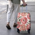 thumbnail image 3 of Pioneer Flower Floral Print Pattern Luggage Cover Fashion Suitcase Cover Baggage Covers Fit 25-28 Inch Luggage (Go Travel), 3 of 5