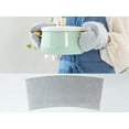 thumbnail image 5 of REGALWOVEN 6 Pack Place Mats Faux Leather Placemats for Kitchen Dining Table Decor Silver 20*12in, 5 of 7