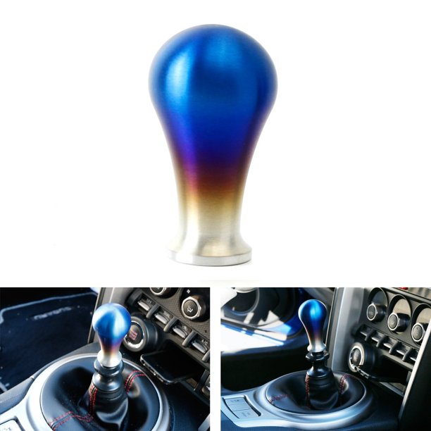iJDMTOY JDM Burnt Titanium Finish Universal Fit Tear Drop Shift Knob