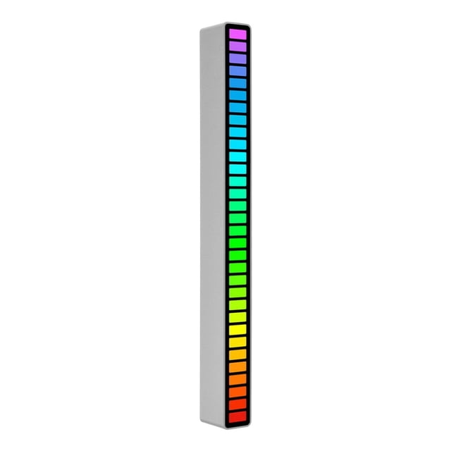 RGB Sound Control Rhythm Lights 32 LED 18 Colors Audio