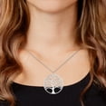thumbnail image 2 of Personalized Planet Women's Name and Birthstone Family Tree Necklace, 2 of 4