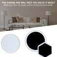 thumbnail image 5 of Furniture Sliders for Carpet - 8 PCS Best Heavy Moving Pads - Sliders for Furniture. Move Your Furniture Easy with Reusable Furniture Movers Sliders for Carpets,circular,circular,8.3CM，G47172, 5 of 7