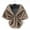 Coffee, variant on Mnyycxen Womens Faux Fur Classic Collar Shawl Faux Fur Scarf Wrap Evening Shawl for Coat for Winter Coat
