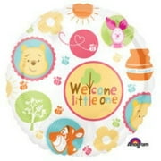 18" WINNIE the POOH WELCOME Little One Balloon Party Supplies Decorations Foil Mylar Balloon