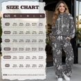 thumbnail image 5 of Renewold Sweatsuits Women 2 Piece Outfit Oversized Pullover and Elastic Waisted Joggers Pants Warm Breathable Matching Set for Lounge Workout, Cowboy Cactus Moon Stars Print Grey, L, 5 of 7