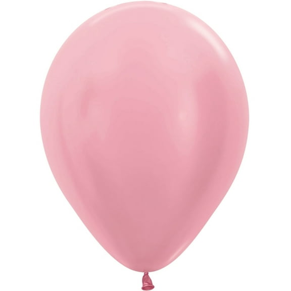 11 inch Sempertex Pearl Pink Latex Balloons (100 Pack) - Party Supplies Decorations
