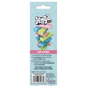 Official Hasbro Jenga Mini Game (Spring), Small Stacking Block Game for Kids, 6+