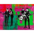 thumbnail image 4 of Stephen Chambers 24x19 Black Modern Wood Framed Wall Art Titled - Ed Sullivan Beatles 1, 4 of 6