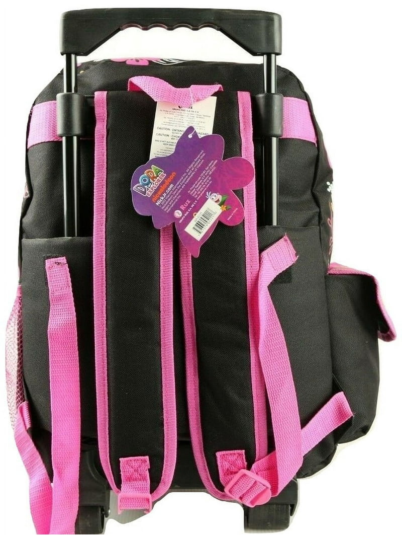 Dora The Explorer NICK. JR Flowers Backpack, Large Rolling