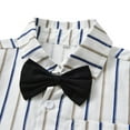 thumbnail image 6 of Boys Gentleman Outfits Set, Toddler Dress Shirt with Bowtie + Suspender Pants, Baby Boy Clothes Suits, 6 Months-7 Years, 6 of 14