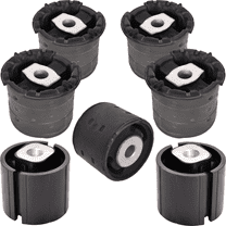 AUTOACER Complete Rear Axle Subframe Control Arm Mounts / Bushing Kit 7 Pcs for BMW E53 X5 2000-2006, X6 E71, E72 2008-2014, OEM #33316770454, 33311093662, 33176770457, 33171096192, 33176770456