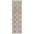 thumbnail image 5 of SAFAVIEH Hudson Jaye Plush Geometric Shag Area Rug, Beige/Ivory, 7' x 7' Square, 5 of 9