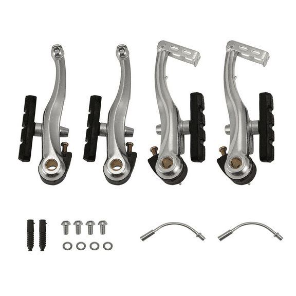 New Arrivals 2Pair Universal Bicycle Mountain Bike V Brakes Set with Brake Pads