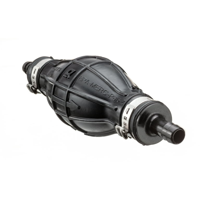 Quicksilver 8M0061875 Primer Bulb With 2 Hose Clamps For 5/16 In