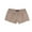 Brown - fawn, variant on P.J. Salvage Womens Solid Pajama Shorts, Grey, Small
