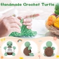 thumbnail image 3 of Mini Funny Turtle Crochet Doll - Positive Inspirational Gift, Cute Desk Decor for Women Men, Perfect Mother's Day Teacher Appreciation Present, 3 of 5