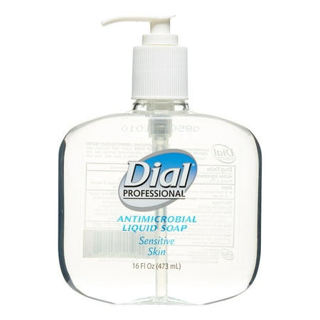 Dial Antimicrobial Liquid Soap Sensitive Skin 16 Fluid (Best Hand Soap For Sensitive Skin)