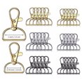 thumbnail image 2 of Bewildely 30 Uds llavero modelo D a prueba de herrumbre anillos a prueba de suciedad ligero ornamento conveniente elegante teléfono móvil cámara bolsas Artesanía Bewildely HA073986-00, 2 of 6