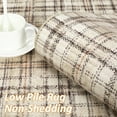thumbnail image 6 of GlowSol 5'x7' Area Rug Modern Plaid Rug Washable Rug Farmhouse Carpet Non-Shedding Throw Rug for Dining Room Home Office, Beige, 6 of 6