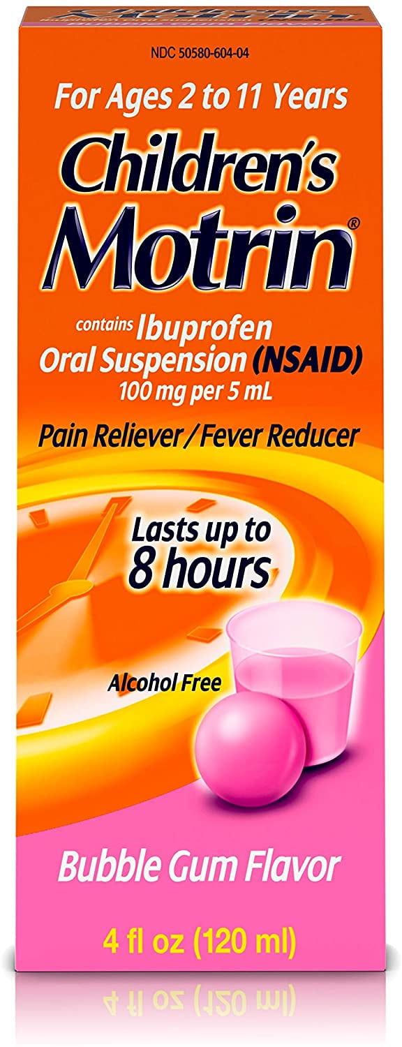 Children's Motrin Pain Reliever/Fever Reducer Liquid, Ibuprofen (NSAID