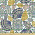 thumbnail image 2 of Ambesonne Underwater Fabric by the Yard Upholstery, Marine Life Animals Art, 5 Yards, White and Multicolor, 2 of 5