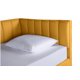 thumbnail image 4 of Cama Individual de Lino Mostaza Makora Modelo Collins Incluye 1 Colchón, 4 of 8