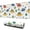 White Cartoon Dinosaurs-3, variant on Long Mouse Pads for Desk,White Cartoon Dinosaurs Colorful Pattern Desk Mats on Top Of Desks, Desk Mouse Pad Extra Large with 3mm Non-Slip Base and Stitched Edge for Gaming,Office,Work,Home 31.5"x11.8"