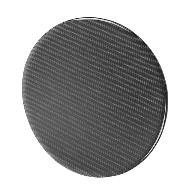 Ajuste de la etiqueta engomada de la tapa del tanque de combustible de aceite de fibra de carbono para Honda Fit 2014-2018