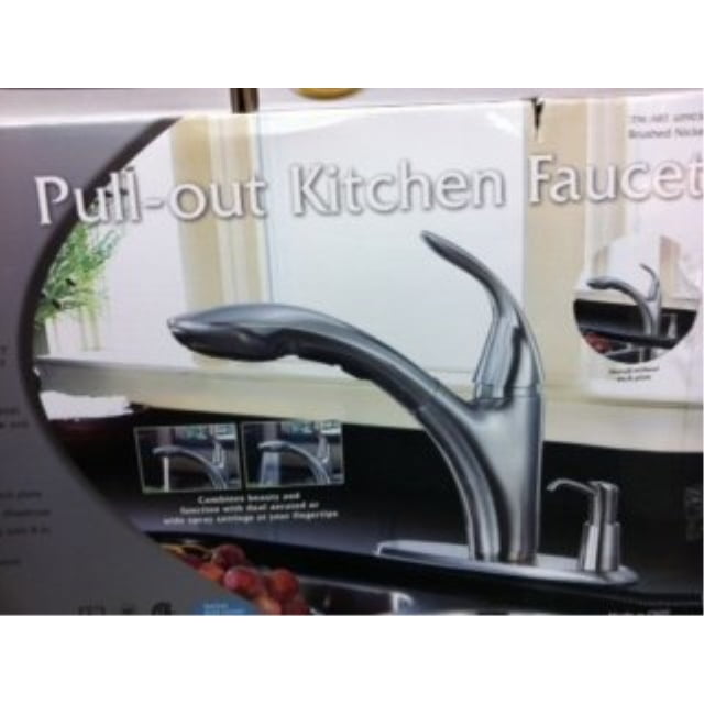 Water Ridge Patrician Series Kitchen Faucet Brushed Nickel