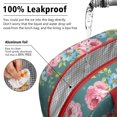thumbnail image 5 of Lunch Bag Lunch Box for Women Reusable Insulated Lunch Cooler Bags,Large Capacity for Work Travel Picnic,Water-Resistant Pioneer Colorful Floral Lunch Tote Bag Gifts for Woman Mom Red, 5 of 6