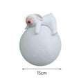 thumbnail image 4 of destyer 3D Moon Desk Lamp Statue Resin Decor Night Light for Nursery Kids Room, 4 of 9
